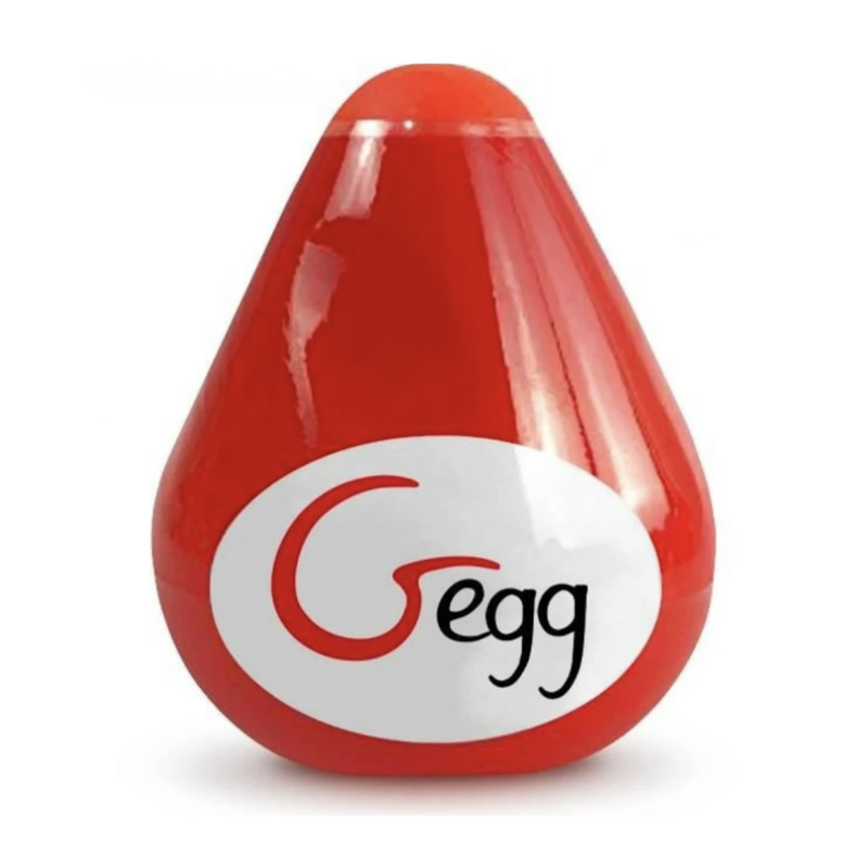 Мастурбатор многоразовый яйцо Gegg - Красный (ПРИ ПОКУПКЕ 3 ЭД) подарок за 1 грн)